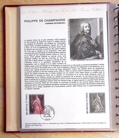 1973-1977, Collection montée en 5 classeurs du Musée
