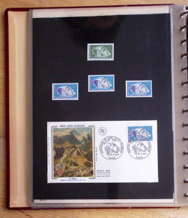 1973-1977, Collection montée en 5 classeurs du Musée