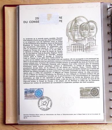 1973-1977, Collection montée en 5 classeurs du Musée