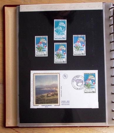 1973-1977, Collection montée en 5 classeurs du Musée
