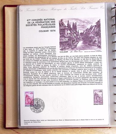 1973-1977, Collection montée en 5 classeurs du Musée