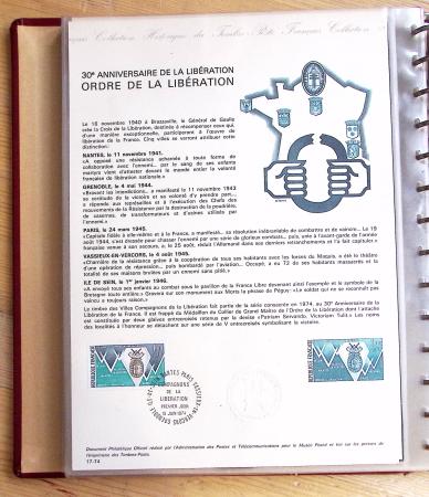 1973-1977, Collection montée en 5 classeurs du Musée