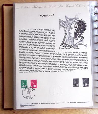 1973-1977, Collection montée en 5 classeurs du Musée