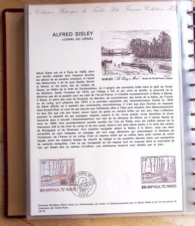 1973-1977, Collection montée en 5 classeurs du Musée