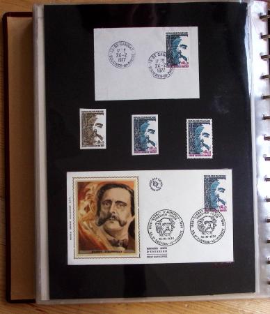 1973-1977, Collection montée en 5 classeurs du Musée