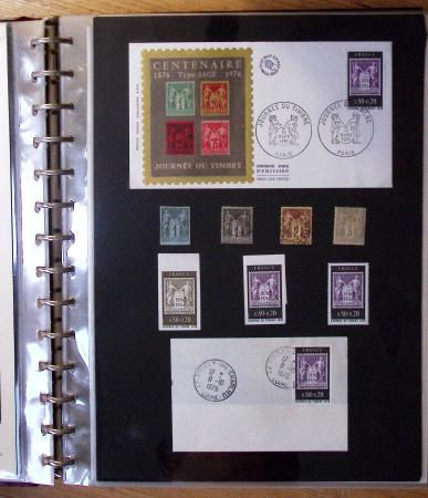 1973-1977, Collection montée en 5 classeurs du Musée