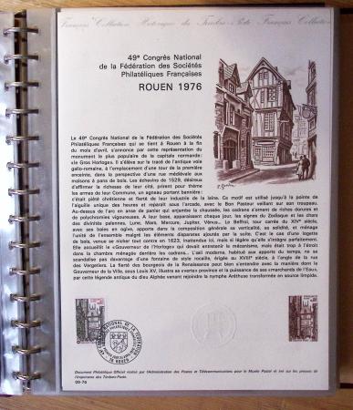 1973-1977, Collection montée en 5 classeurs du Musée
