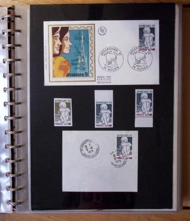 1973-1977, Collection montée en 5 classeurs du Musée