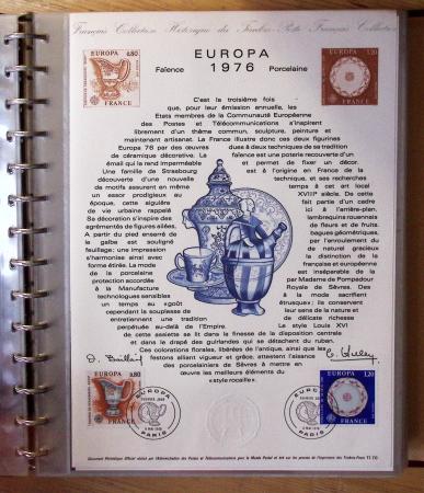 1973-1977, Collection montée en 5 classeurs du Musée