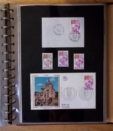 1973-1977, Collection montée en 5 classeurs du Musée