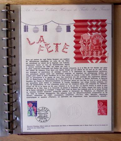 1973-1977, Collection montée en 5 classeurs du Musée