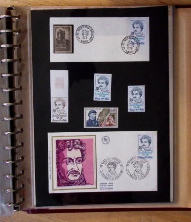 1973-1977, Collection montée en 5 classeurs du Musée