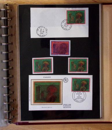 1973-1977, Collection montée en 5 classeurs du Musée