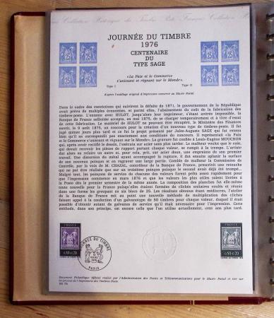 1973-1977, Collection montée en 5 classeurs du Musée