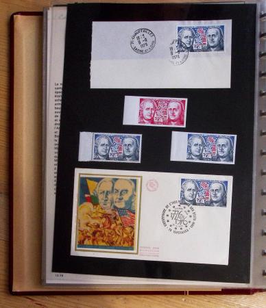 1973-1977, Collection montée en 5 classeurs du Musée