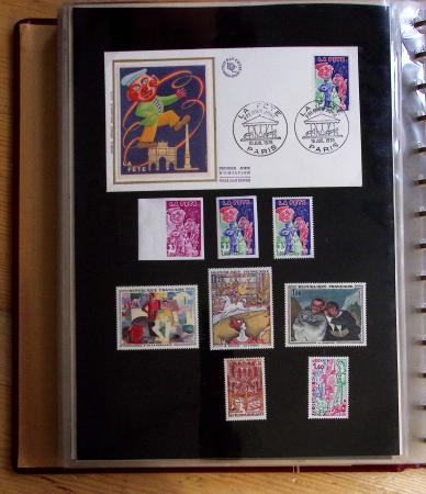 1973-1977, Collection montée en 5 classeurs du Musée