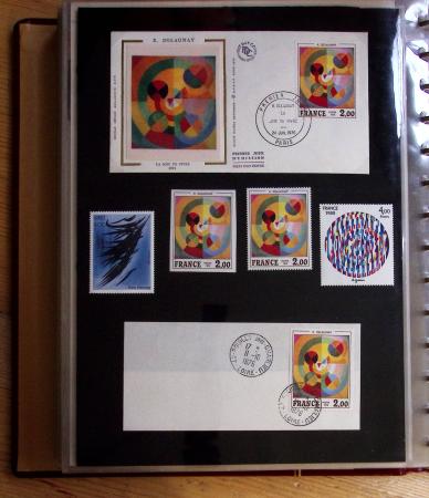 1973-1977, Collection montée en 5 classeurs du Musée