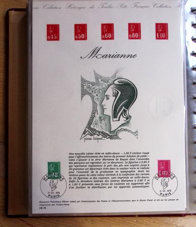 1973-1977, Collection montée en 5 classeurs du Musée