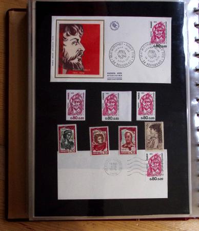 1973-1977, Collection montée en 5 classeurs du Musée