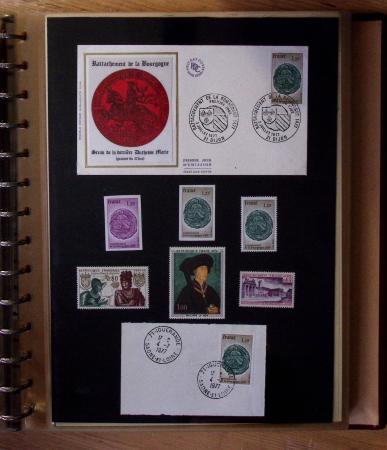 1973-1977, Collection montée en 5 classeurs du Musée