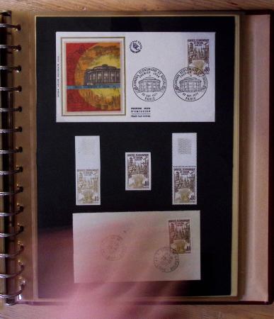 1973-1977, Collection montée en 5 classeurs du Musée