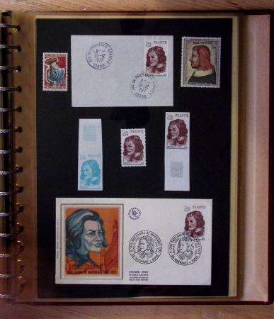 1973-1977, Collection montée en 5 classeurs du Musée