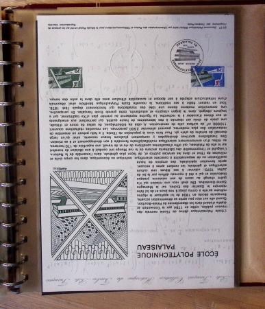 1973-1977, Collection montée en 5 classeurs du Musée