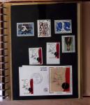 1973-1977, Collection montée en 5 classeurs du Musée