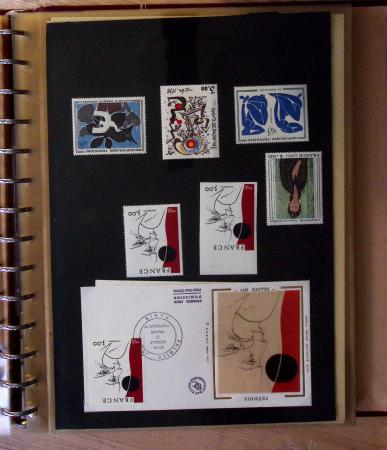1973-1977, Collection montée en 5 classeurs du Musée
