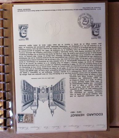 1973-1977, Collection montée en 5 classeurs du Musée