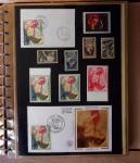 1973-1977, Collection montée en 5 classeurs du Musée