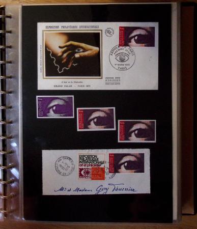 1973-1977, Collection montée en 5 classeurs du Musée
