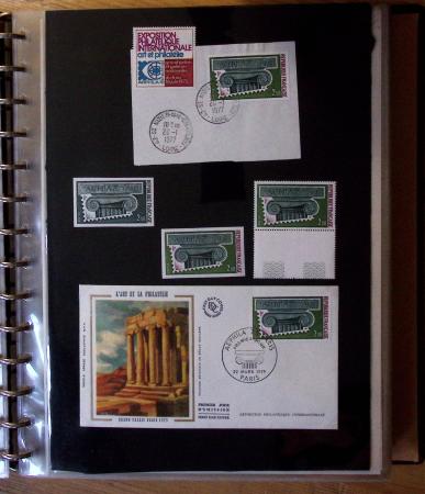 1973-1977, Collection montée en 5 classeurs du Musée