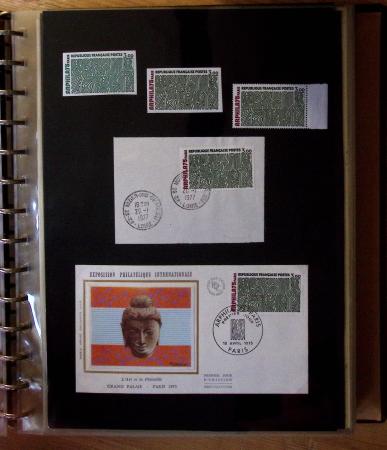 1973-1977, Collection montée en 5 classeurs du Musée
