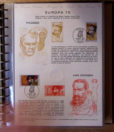 1973-1977, Collection montée en 5 classeurs du Musée