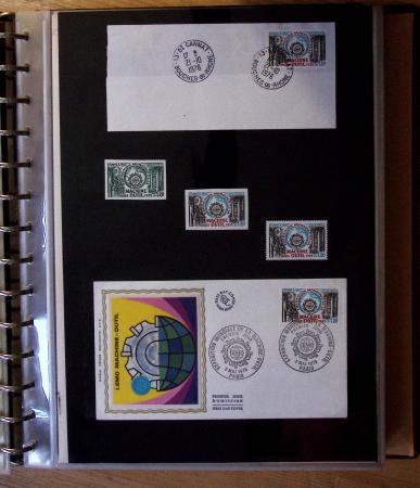 1973-1977, Collection montée en 5 classeurs du Musée