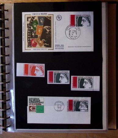 1973-1977, Collection montée en 5 classeurs du Musée