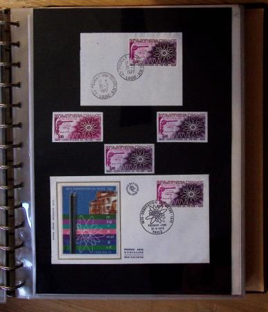 1973-1977, Collection montée en 5 classeurs du Musée