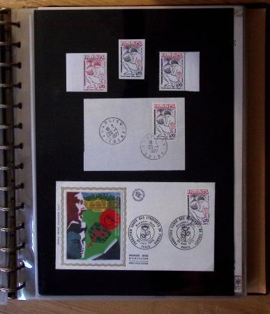1973-1977, Collection montée en 5 classeurs du Musée