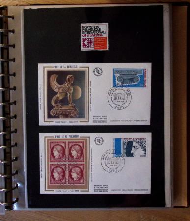 1973-1977, Collection montée en 5 classeurs du Musée