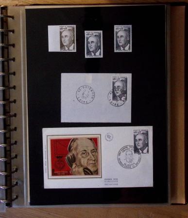 1973-1977, Collection montée en 5 classeurs du Musée