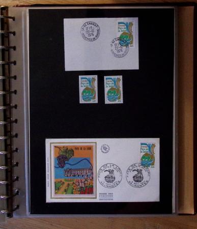 1973-1977, Collection montée en 5 classeurs du Musée