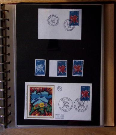 1973-1977, Collection montée en 5 classeurs du Musée