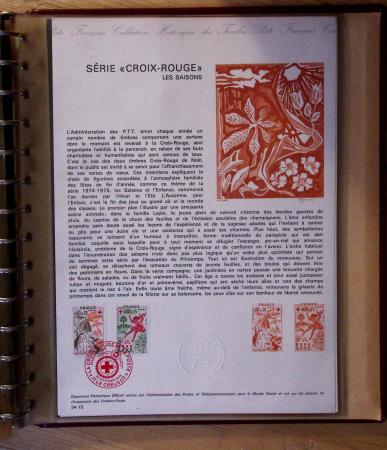 1973-1977, Collection montée en 5 classeurs du Musée