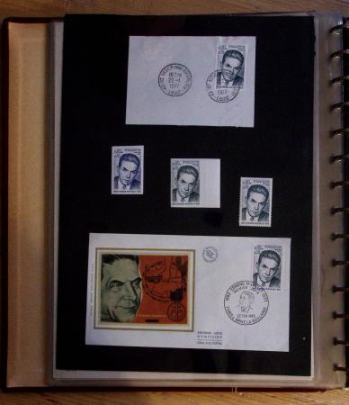 1973-1977, Collection montée en 5 classeurs du Musée