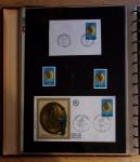 1973-1977, Collection montée en 5 classeurs du Musée