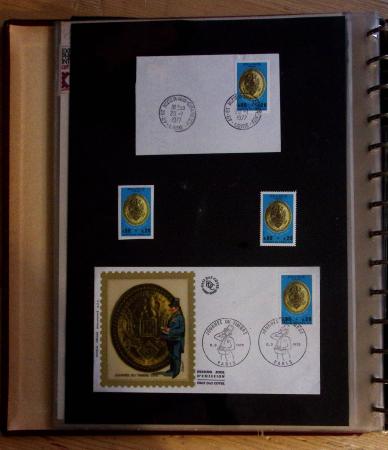 1973-1977, Collection montée en 5 classeurs du Musée
