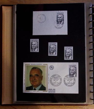 1973-1977, Collection montée en 5 classeurs du Musée