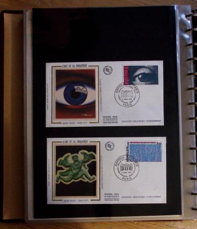 1973-1977, Collection montée en 5 classeurs du Musée