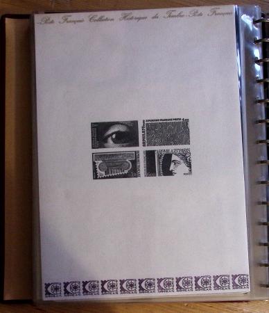 1973-1977, Collection montée en 5 classeurs du Musée
